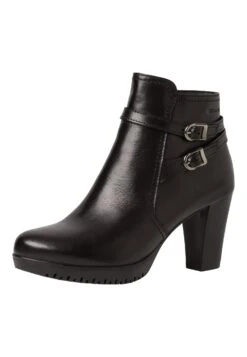 Tamaris Boots À Talons - Black Leather -Femmes Vêtements Boutique 2bbe97ce676b4ff38caaea21f3819c5d