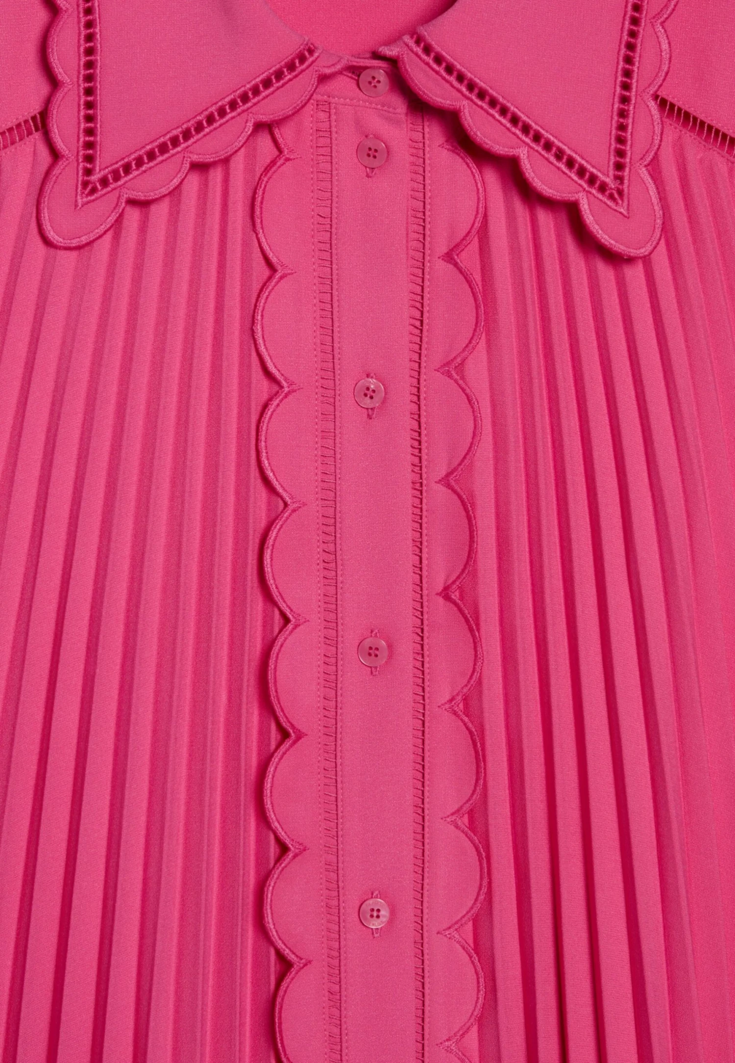 CLAUDIE PIERLOT Ramo - Robe Chemise - Bubble Gum 6 CLAUDIE PIERLOT Ramo - Robe Chemise - Bubble Gum – Image 6