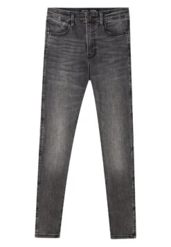 Stradivarius Mit Hohem Bund - Jean Slim - Dark Grey -Femmes Vêtements Boutique 54c20d0c8ac64d3ea253da8cfef7c6ce