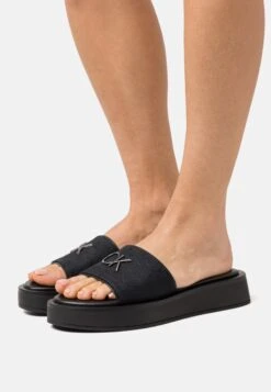 Femmes Vêtements Boutique 31 Calvin Klein Dress Flatform - Mules - Black