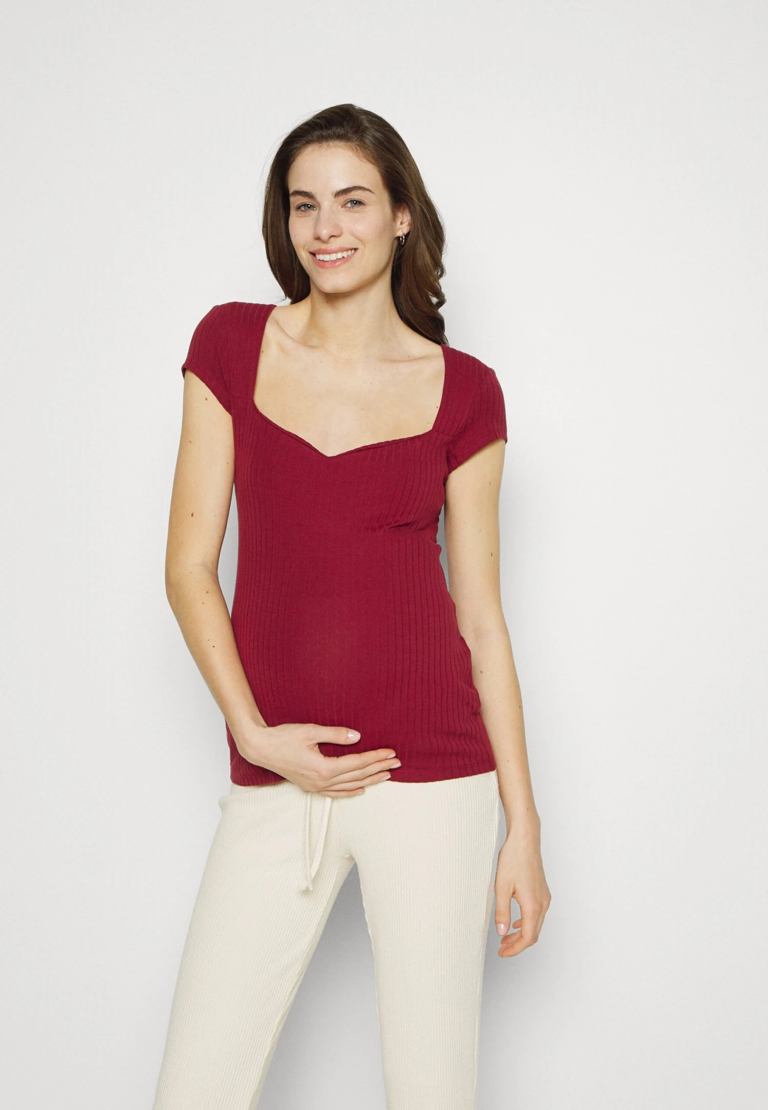 T-Shirt Basique - Dark Red 1 T-Shirt Basique - Dark Red