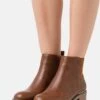 Bottines - Cognac