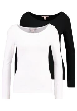 2Pack - T-Shirt À Manches Longues - Black/White