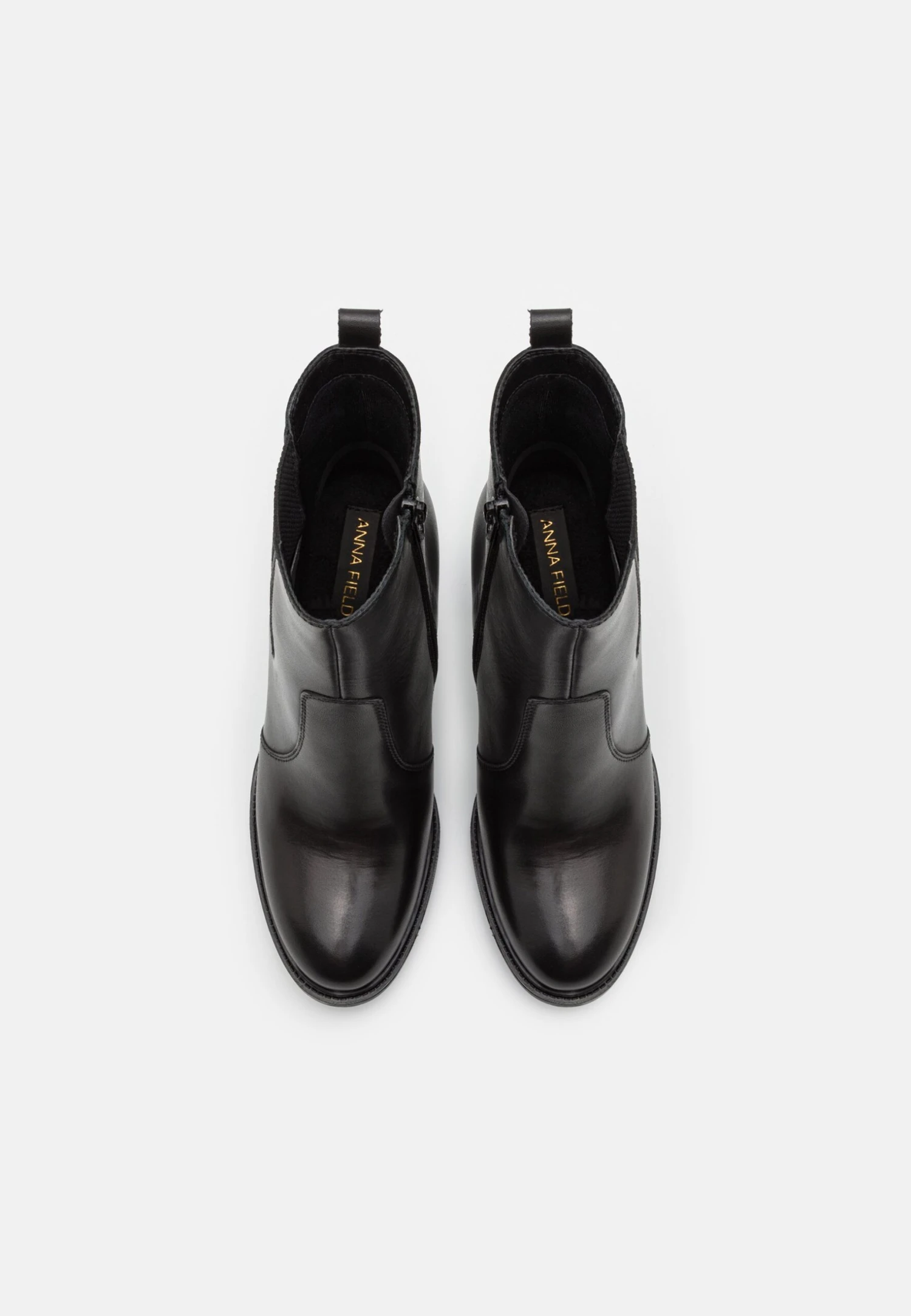 Leather - Bottines À Talons Hauts - Black 6 Leather - Bottines À Talons Hauts - Black – Image 6