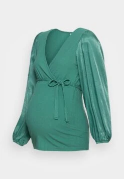 Mamalicious Leanne Tess - T-Shirt À Manches Longues - Grün