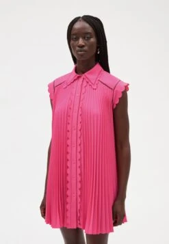 CLAUDIE PIERLOT Ramo - Robe Chemise - Bubble Gum