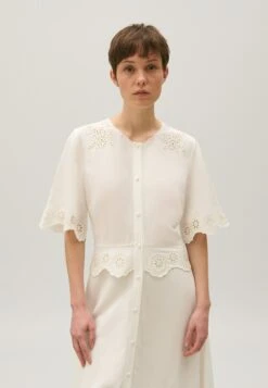 CLAUDIE PIERLOT Radeau - Robe Longue - Ecru -Femmes Vêtements Boutique cdeff508a9084d9d82a9d0c616ba0ea0