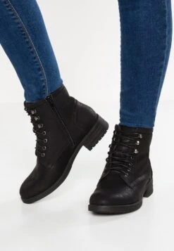 Anna Field Winter Boot - Bottines À Lacets - Black
